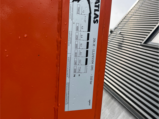 Scania P360 VDL Kroghejs med Atlas 206.3E kran