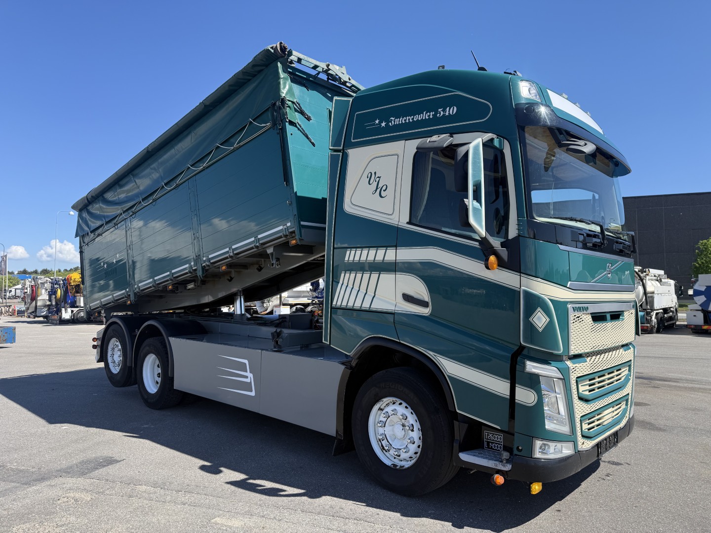 Volvo FH540 6x2*4 Schmidt korntip m/Ecotop