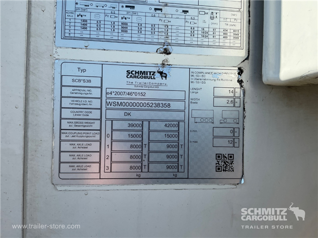 Schmitz Auflieger Tiefkühlkoffer Multitemp Dobbeltdækk