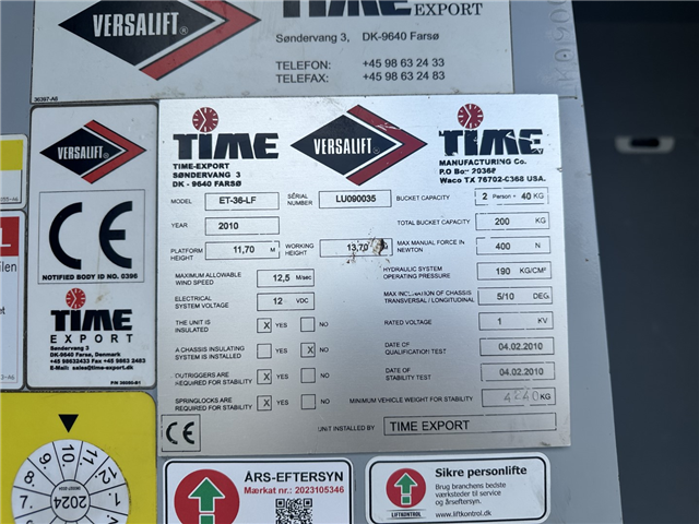 Mercedes Spinter 516 CDI Versalift ET-36-LF 13.7 m.