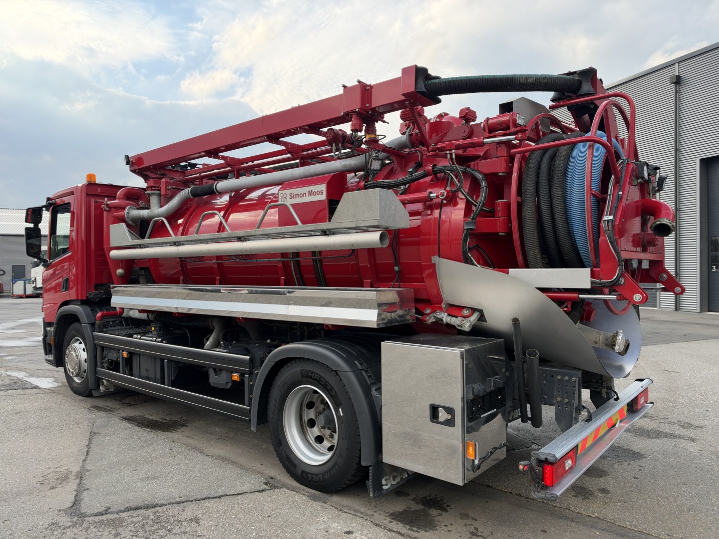 Scania P280 4x2 Simon Moos SLS1648 8000 l. Combi