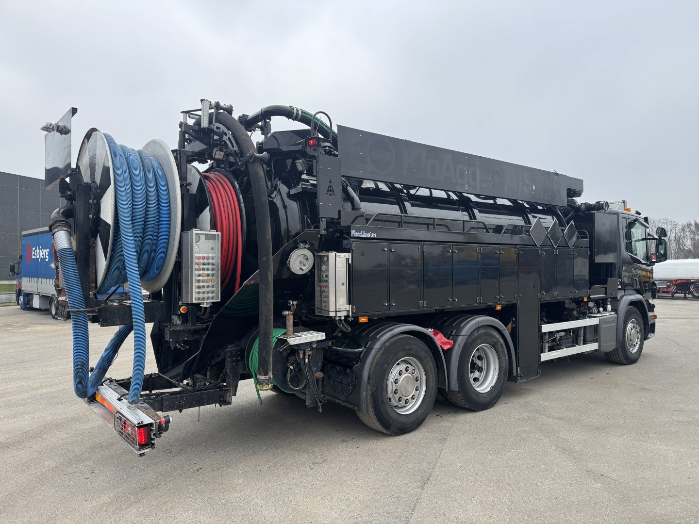 Scania P410 6x2*4 Hvidtved Larsen Flexline 312 ADR