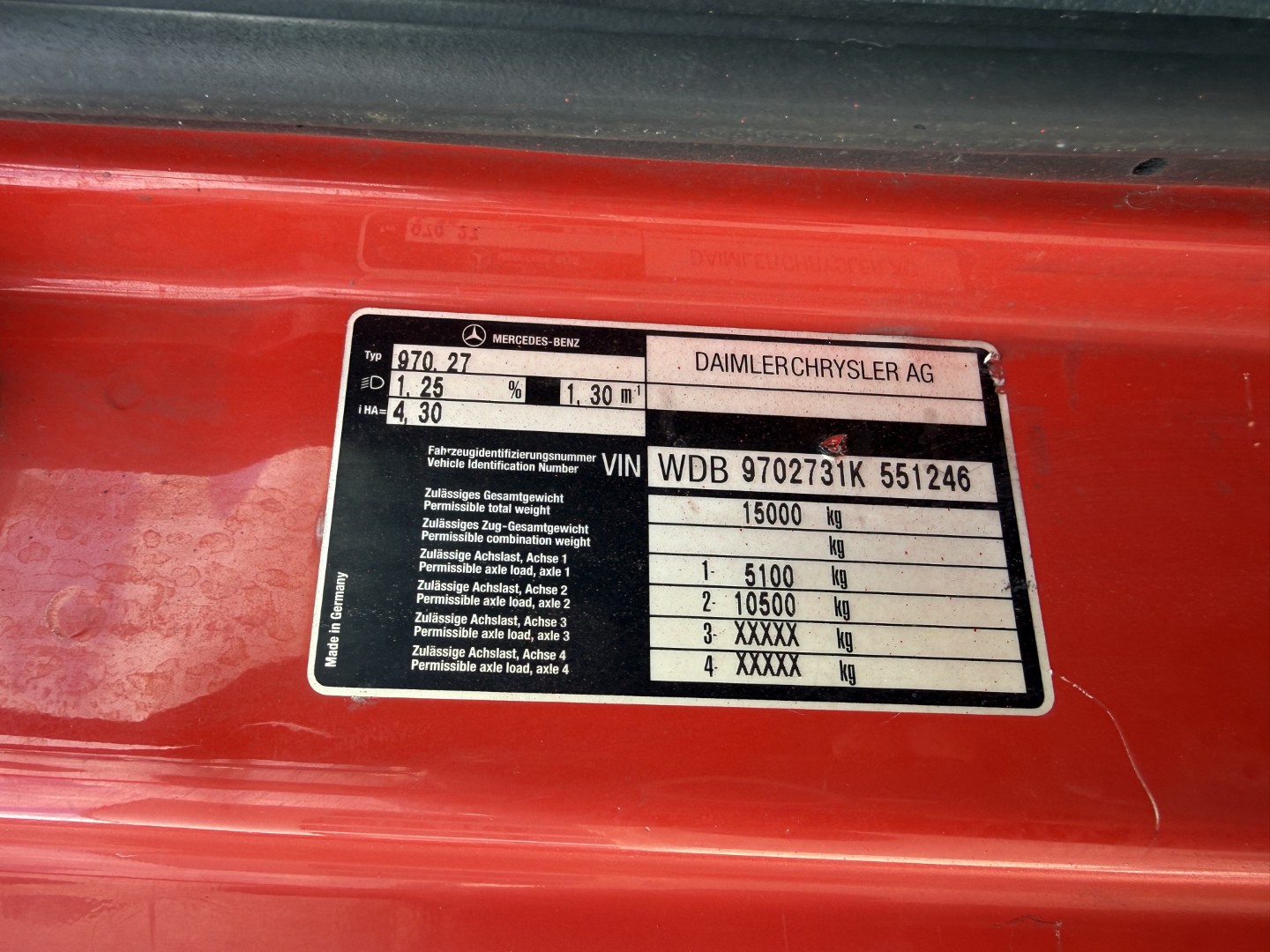 Mercedes Atego 1523 4x2 Slamsuger